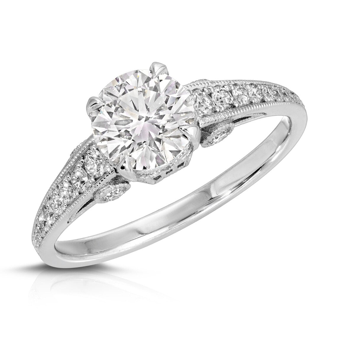 White gold ring