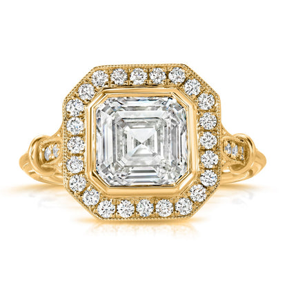 Yellow gold ring