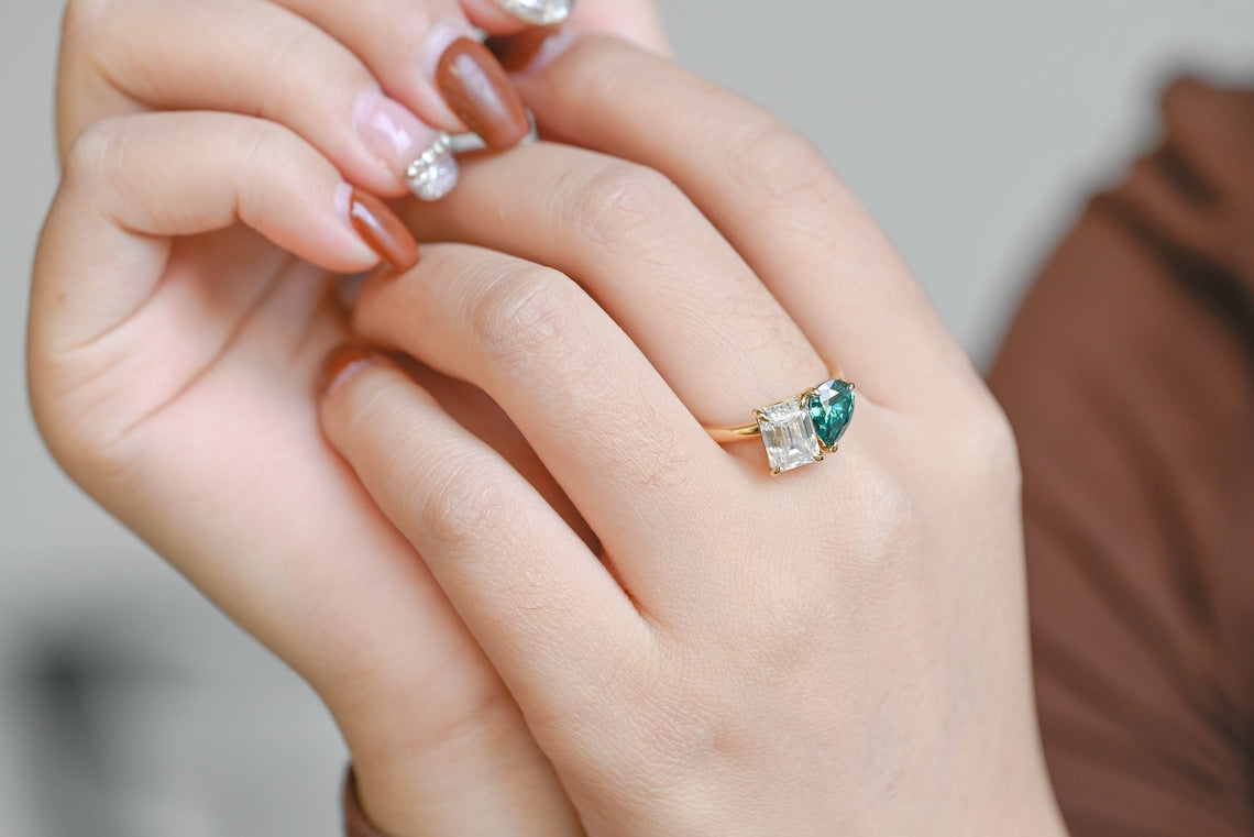 Couple stone ring