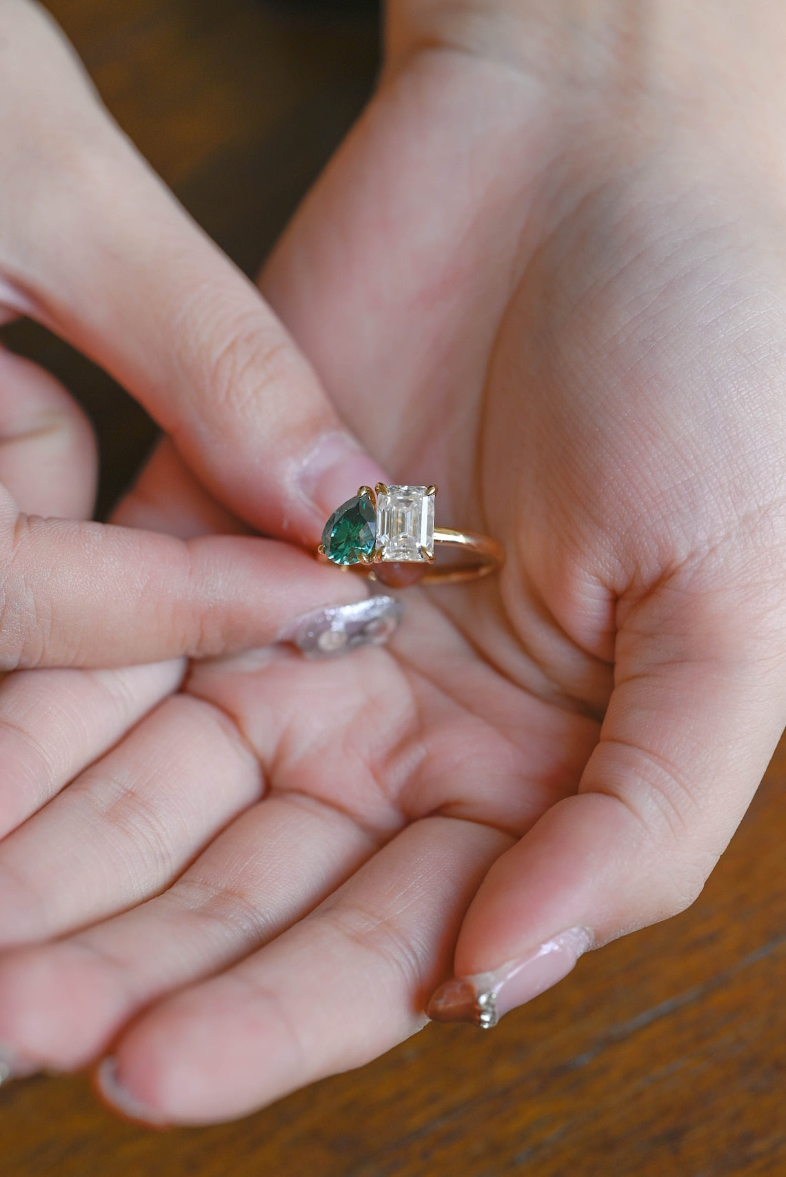 Luxury minimalist ring