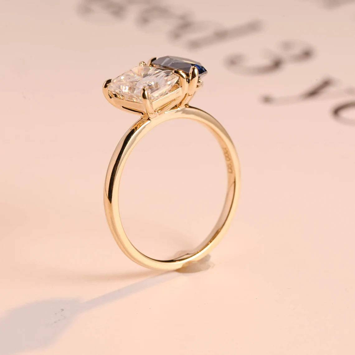 Toi et Moi romantic promise ring