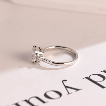 Classic three stone ring