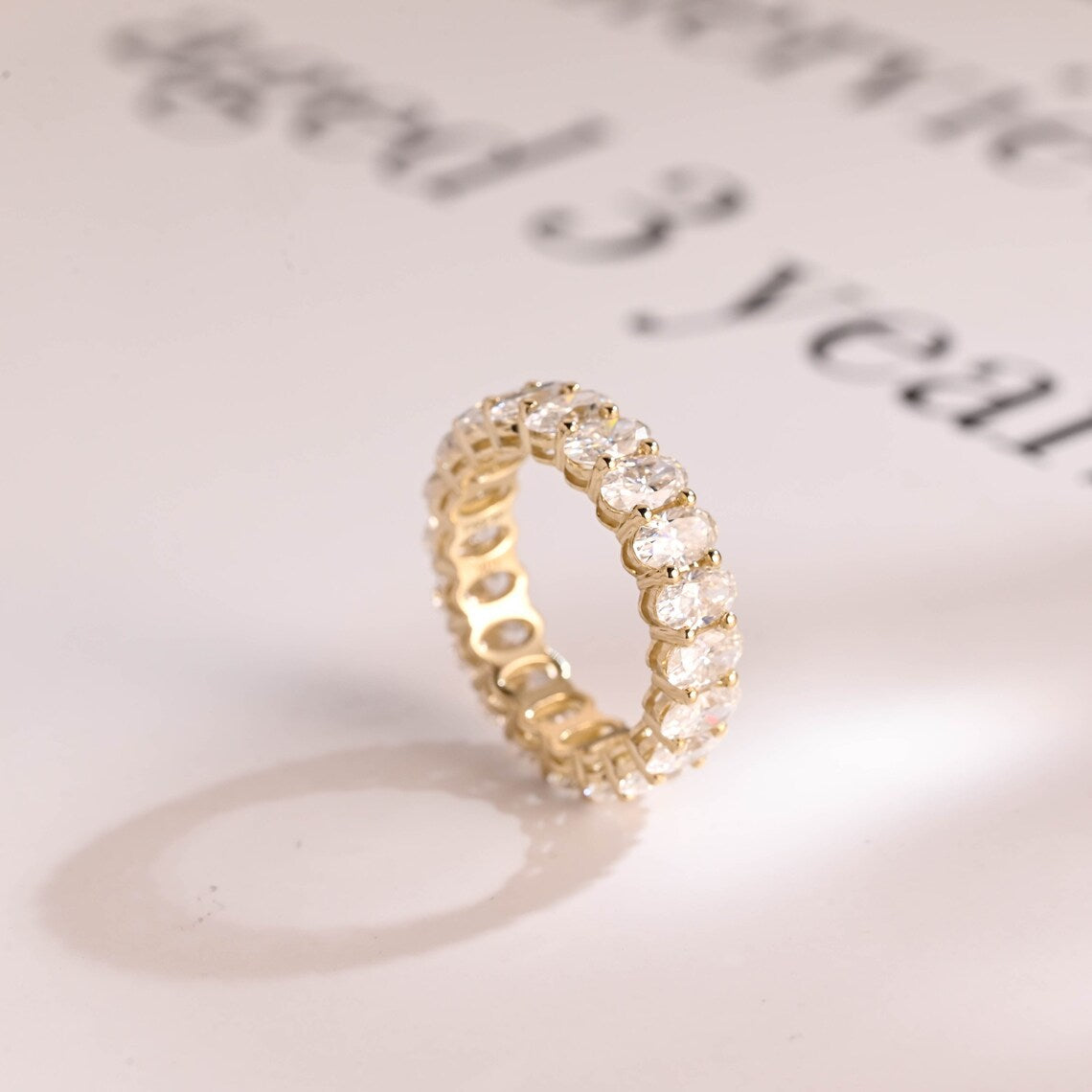 Sparkling eternity band