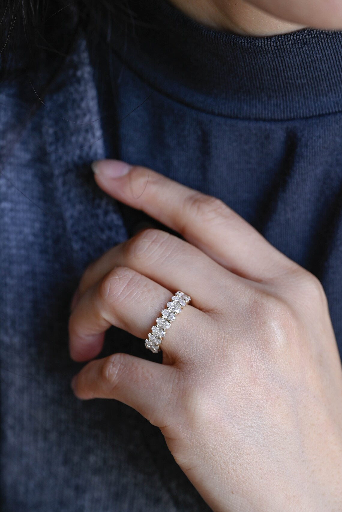 Women’s moissanite jewelry