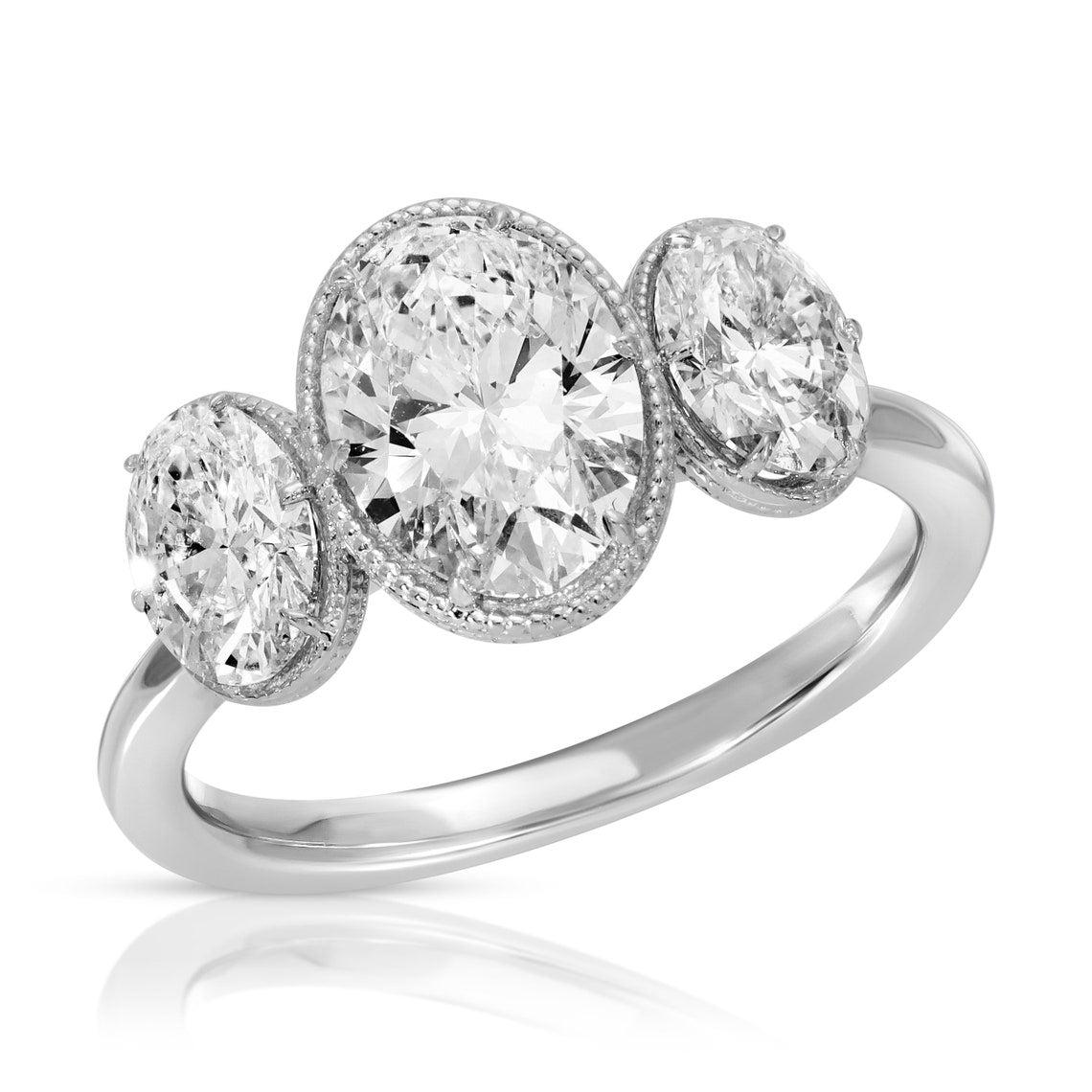 White gold ring