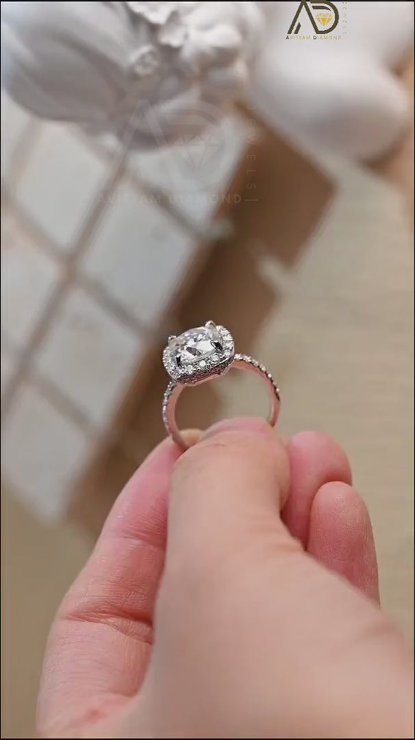 Halo Engagement Ring Design
