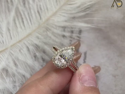 Pear Cut Moissanite
