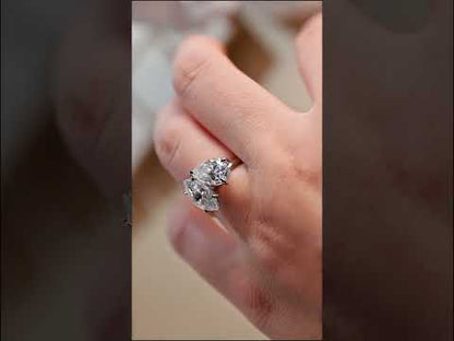 YouTube Video for Toi et Moi Engagement Ring-Two Stone Ring