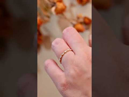 Marquise Cut Moissanite Floating Pave Full Eternity Wedding Band