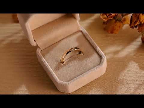 Elegance of this solid gold wedding band, featuring a smooth comfort-fit design. A perfect minimalist ring for weddings, anniversaries, or daily wear.