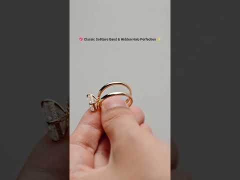 YouTube Video for Radiant Diamond Ring with Hidden Halo Setting!