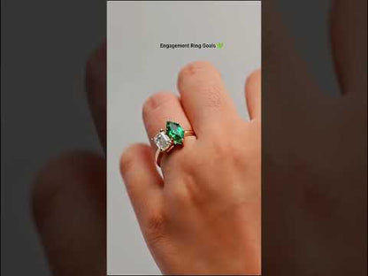 YouTube Video for Toi et Moi Engagement Rings-Two Stone Ring