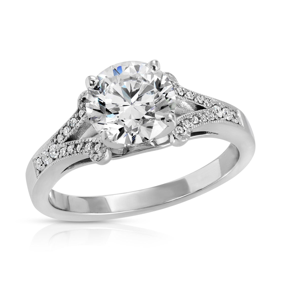 White gold ring