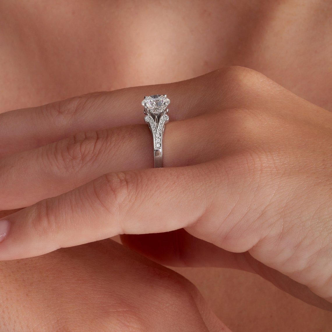 Vintage split shank ring