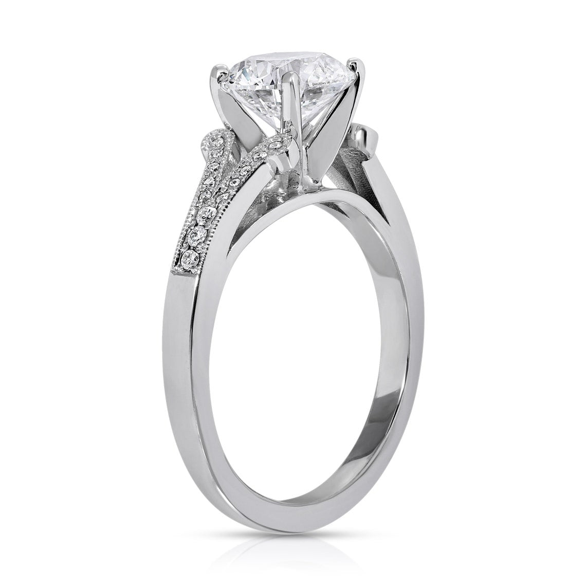 Antique inspired wedding ring