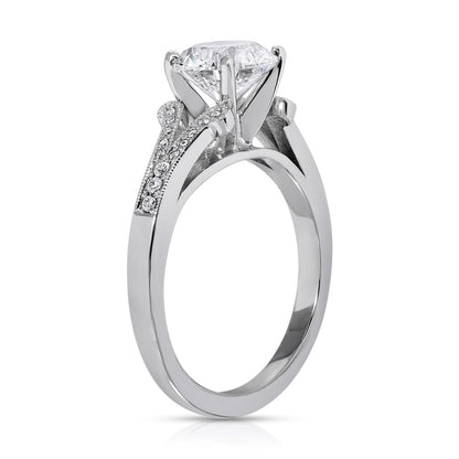 Antique inspired wedding ring