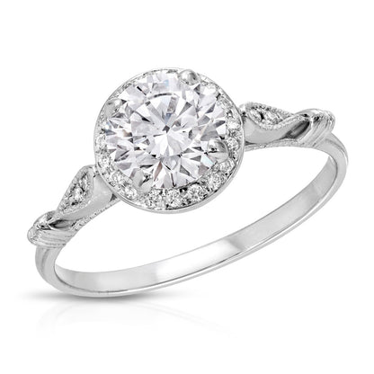 White gold ring