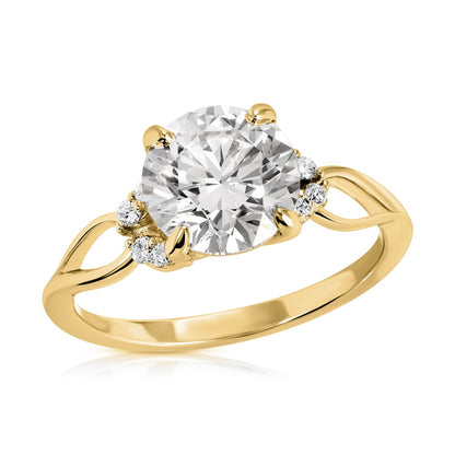 Yellow gold ring