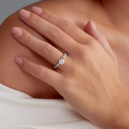 Vintage-inspired engagement ring