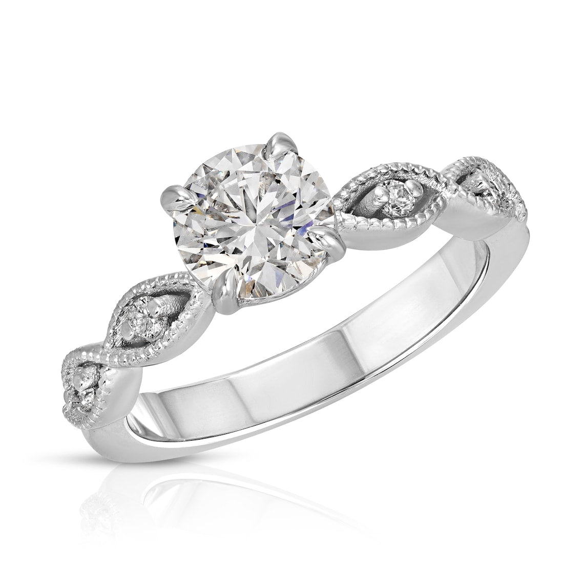 White gold wedding ring
