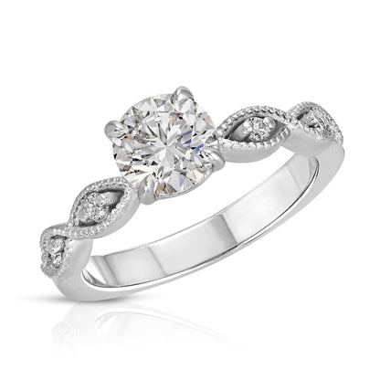White gold wedding ring