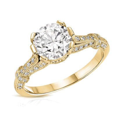 Yellow gold ring