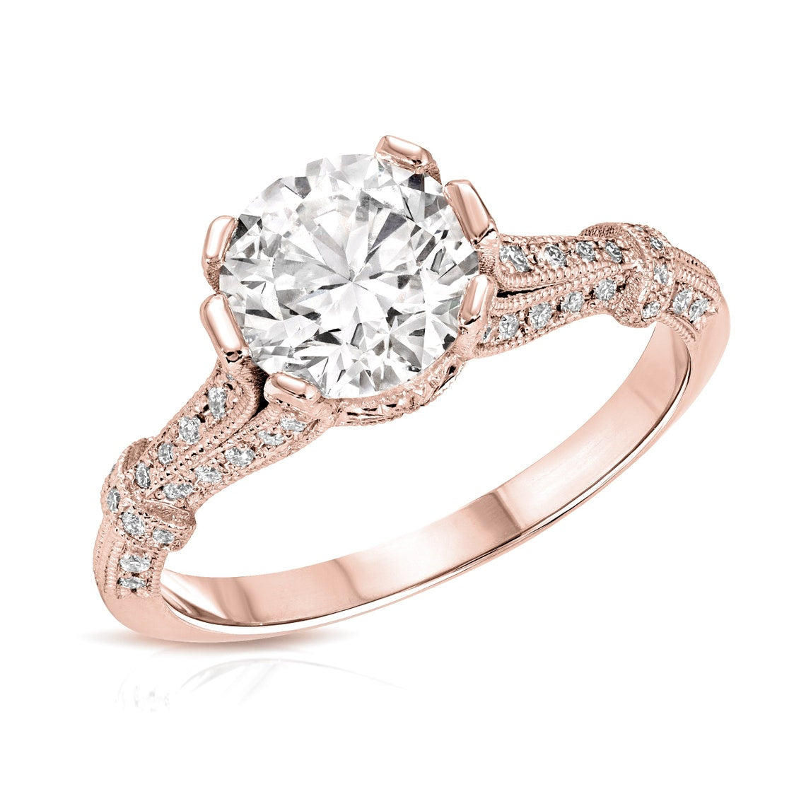 Rose gold ring