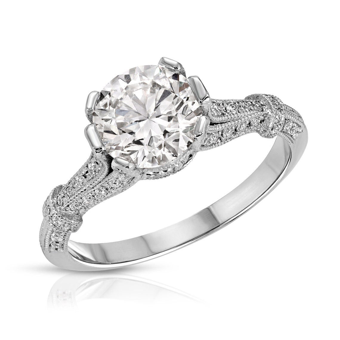 White gold ring