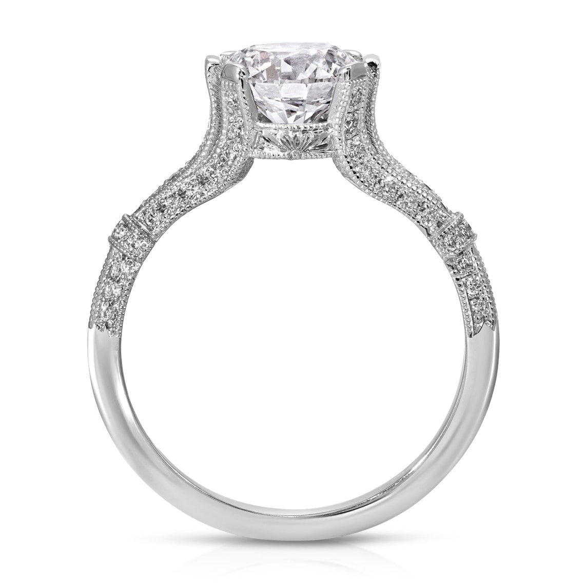 Lab grown bridal ring