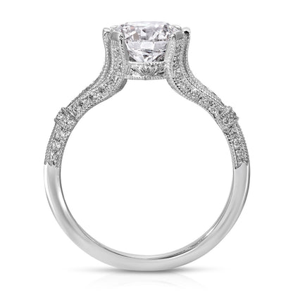 Lab grown bridal ring