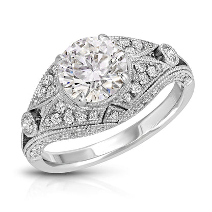 White gold ring