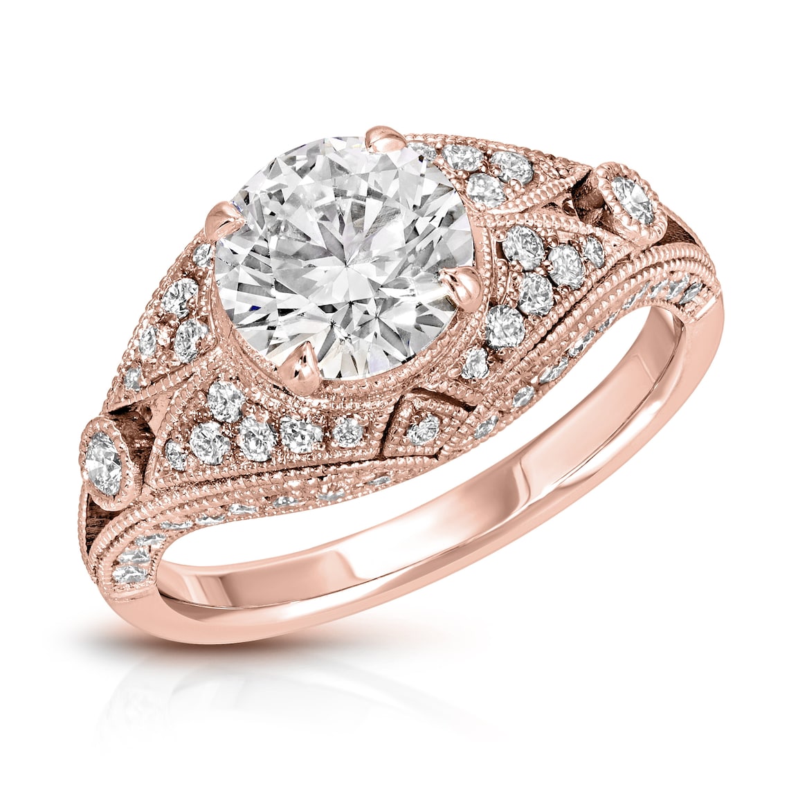Rose gold ring