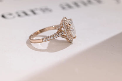 3 row diamond ring | ring rows | diamond eternity ring
