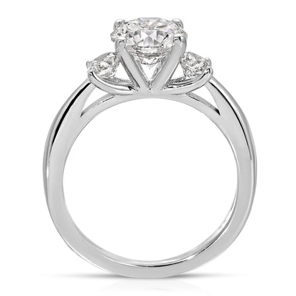 Cathedral shank promise ring
