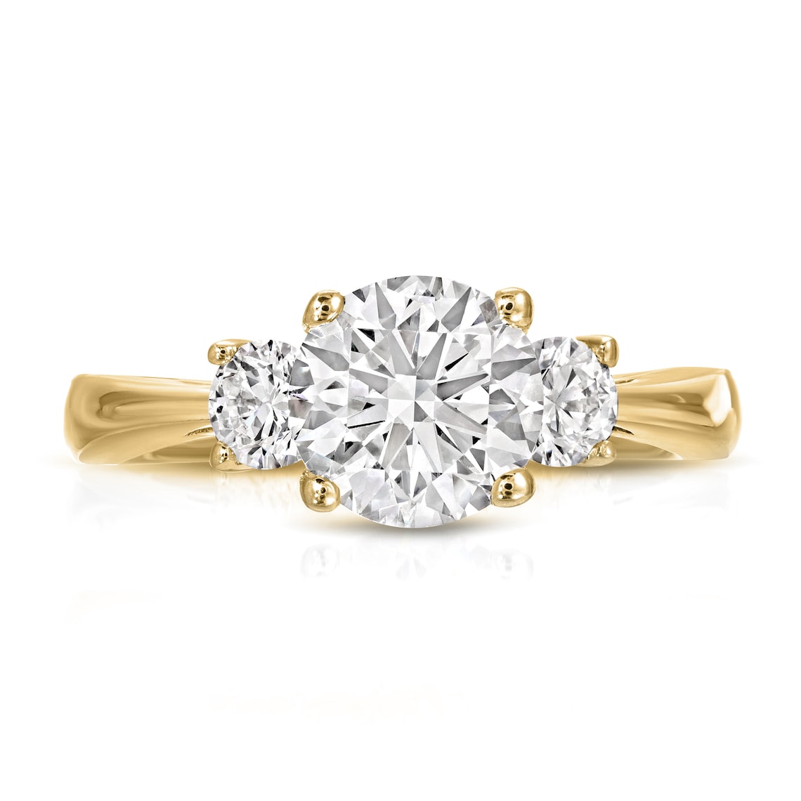 Yellow gold ring