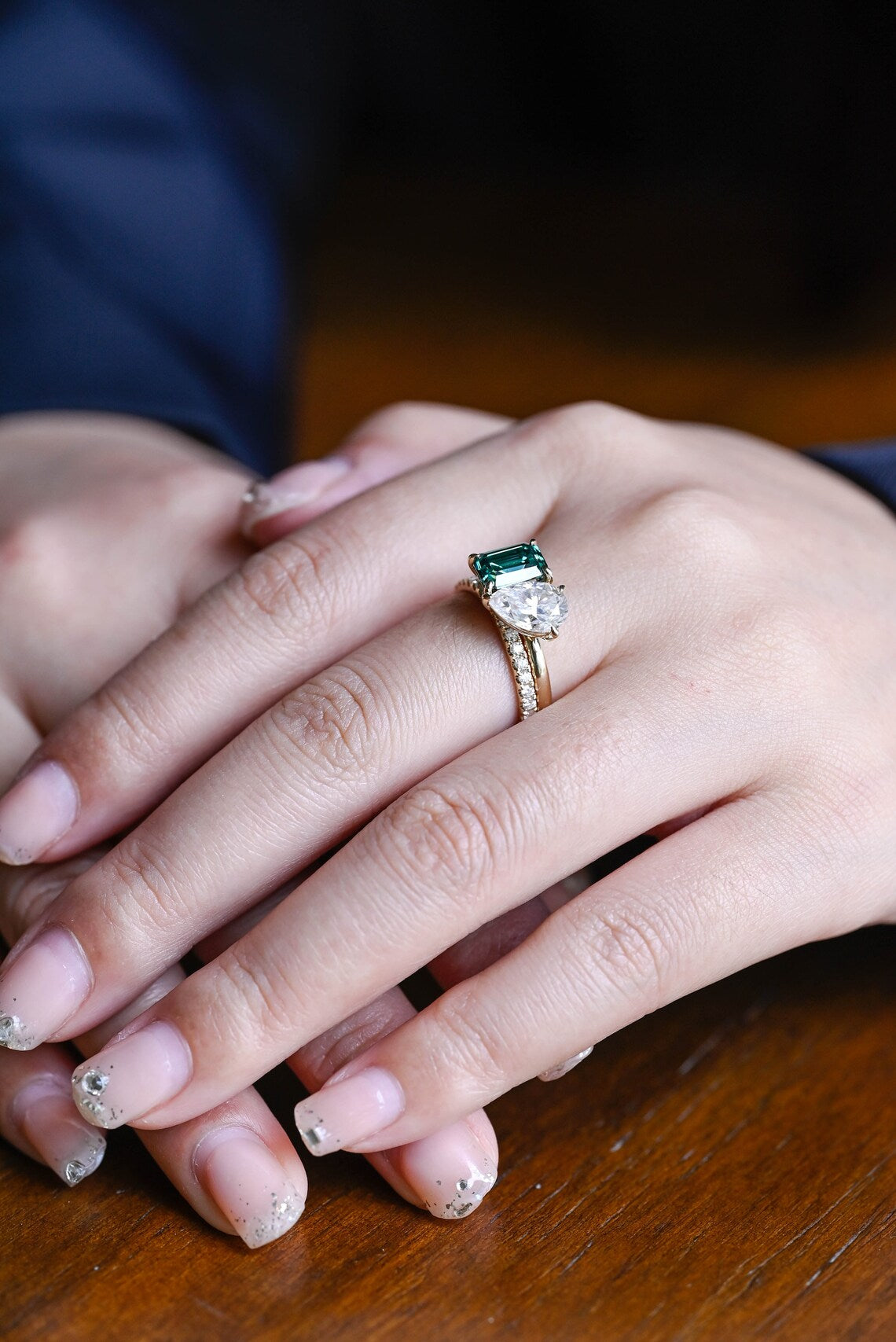 Romantic engagement ring