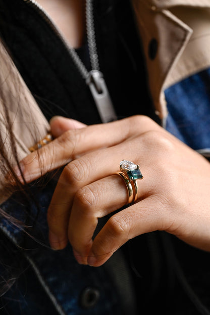 Wedding ring set for women