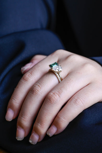 Bridal ring set for her