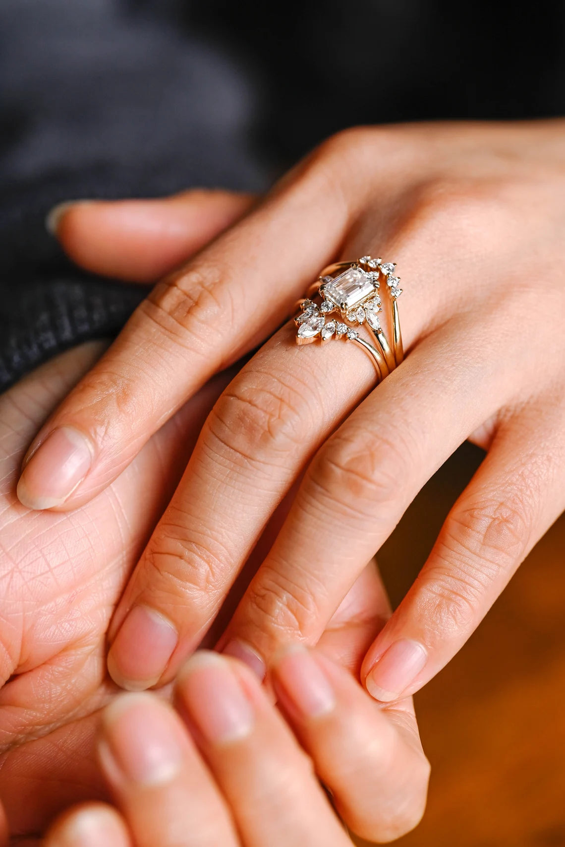 Romantic proposal ring