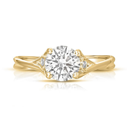 Yellow gold ring