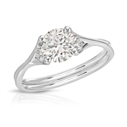 White gold ring